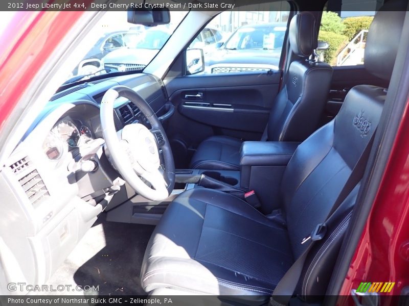 Deep Cherry Red Crystal Pearl / Dark Slate Gray 2012 Jeep Liberty Jet 4x4