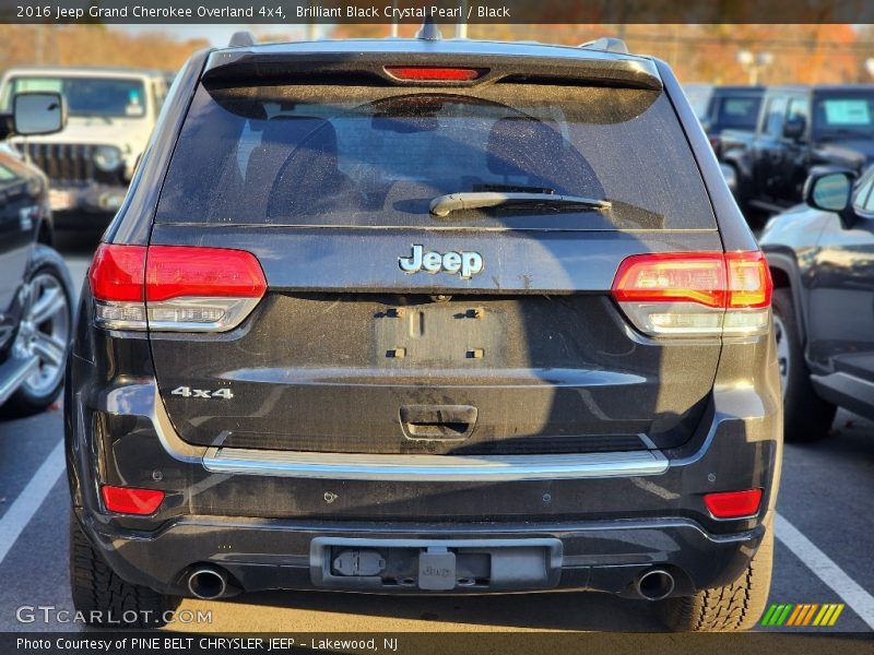 Brilliant Black Crystal Pearl / Black 2016 Jeep Grand Cherokee Overland 4x4
