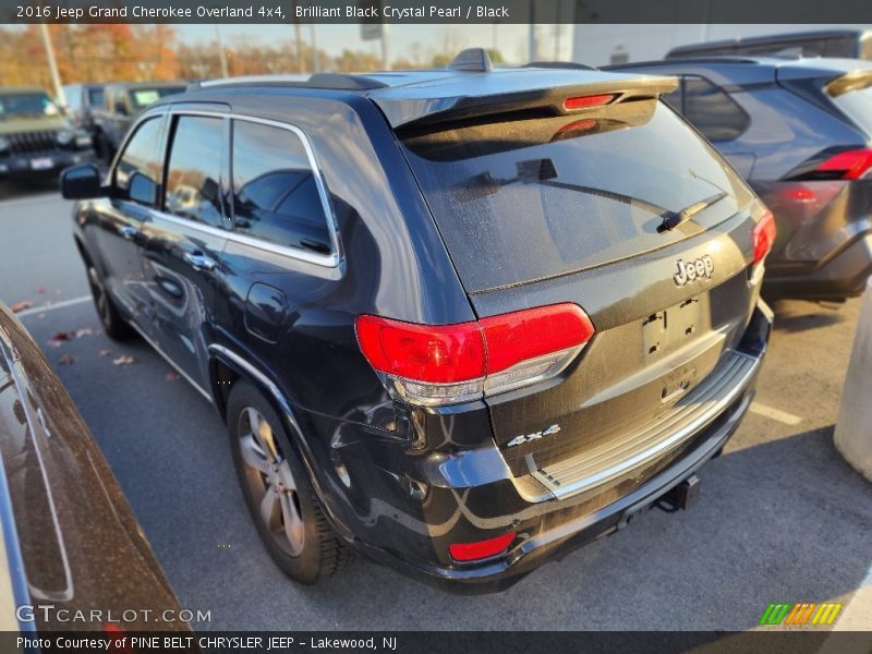 Brilliant Black Crystal Pearl / Black 2016 Jeep Grand Cherokee Overland 4x4