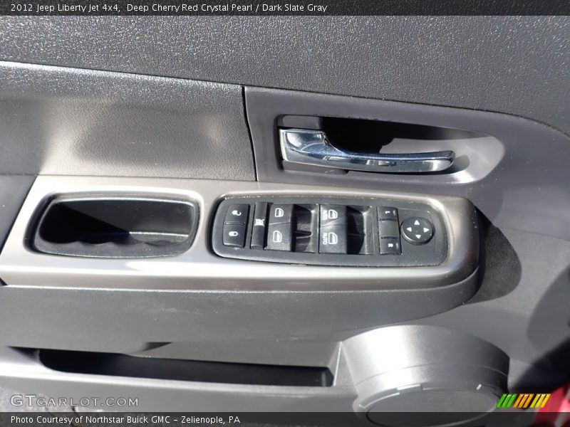 Deep Cherry Red Crystal Pearl / Dark Slate Gray 2012 Jeep Liberty Jet 4x4