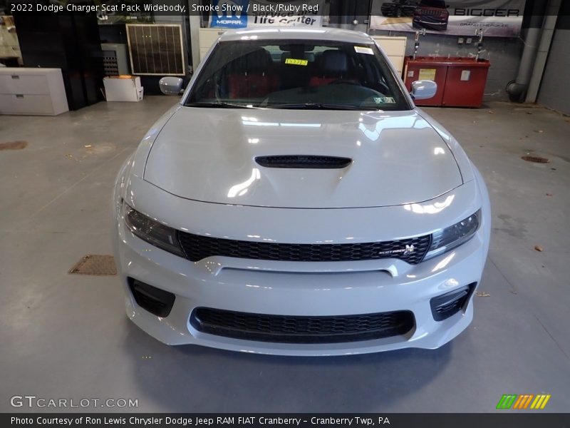 Smoke Show / Black/Ruby Red 2022 Dodge Charger Scat Pack Widebody