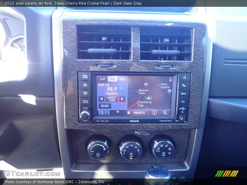 Deep Cherry Red Crystal Pearl / Dark Slate Gray 2012 Jeep Liberty Jet 4x4