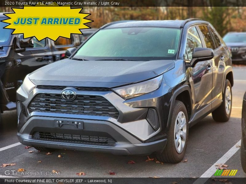 Magnetic Gray Metallic / Light Gray 2020 Toyota RAV4 LE AWD