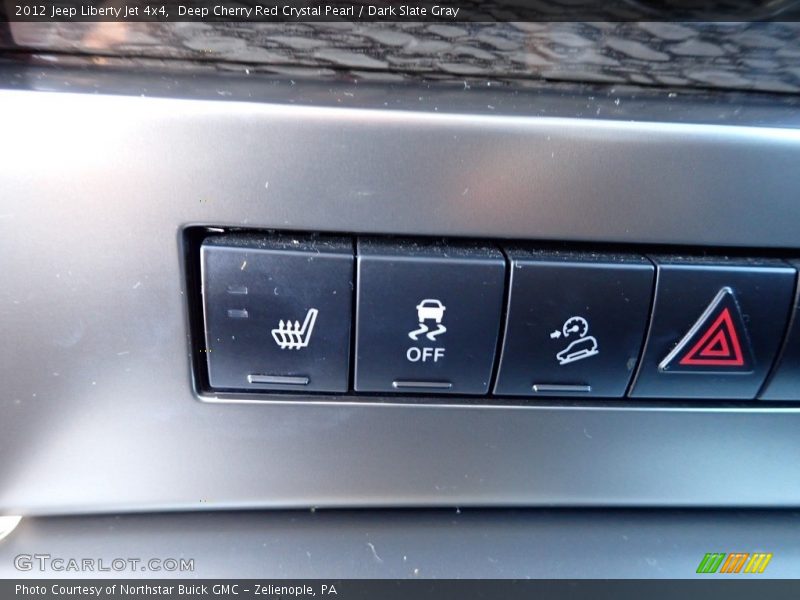 Deep Cherry Red Crystal Pearl / Dark Slate Gray 2012 Jeep Liberty Jet 4x4