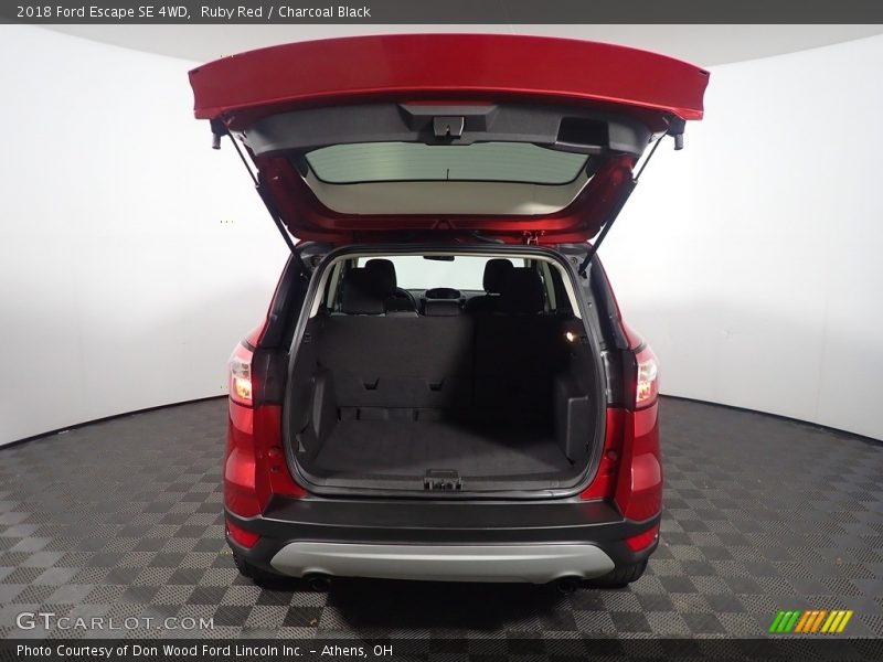 Ruby Red / Charcoal Black 2018 Ford Escape SE 4WD