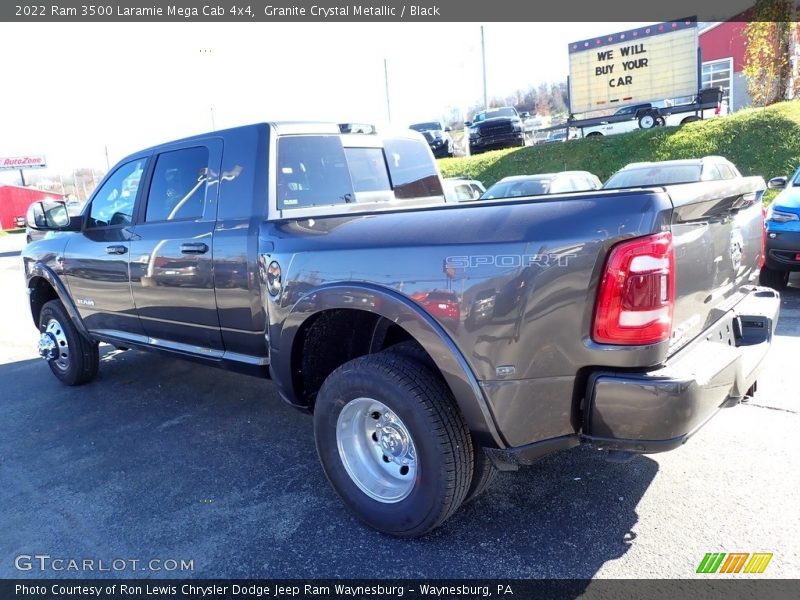 Granite Crystal Metallic / Black 2022 Ram 3500 Laramie Mega Cab 4x4