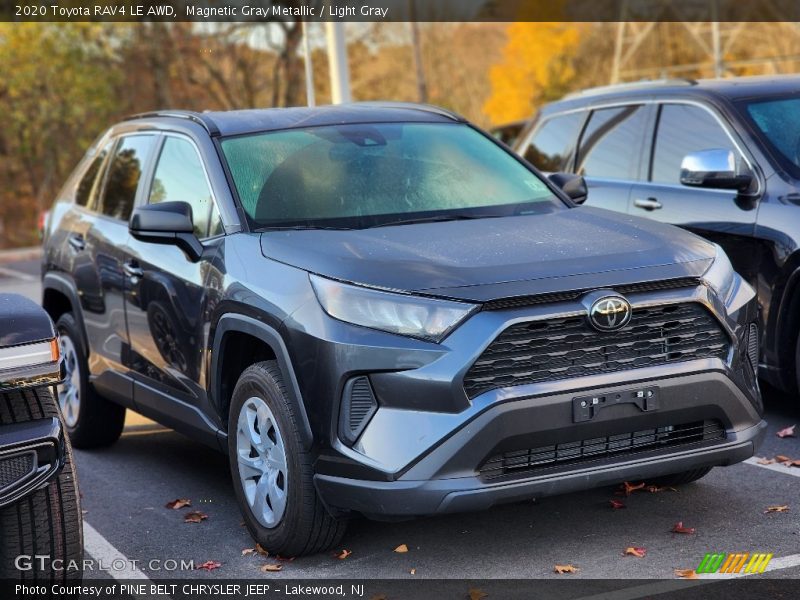 Magnetic Gray Metallic / Light Gray 2020 Toyota RAV4 LE AWD