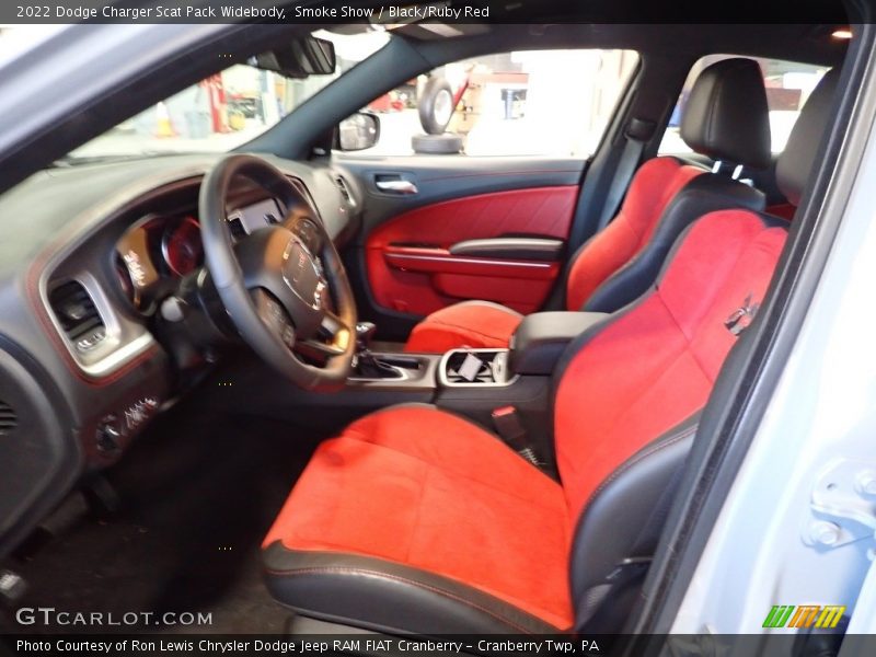 Smoke Show / Black/Ruby Red 2022 Dodge Charger Scat Pack Widebody