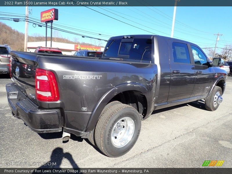 Granite Crystal Metallic / Black 2022 Ram 3500 Laramie Mega Cab 4x4