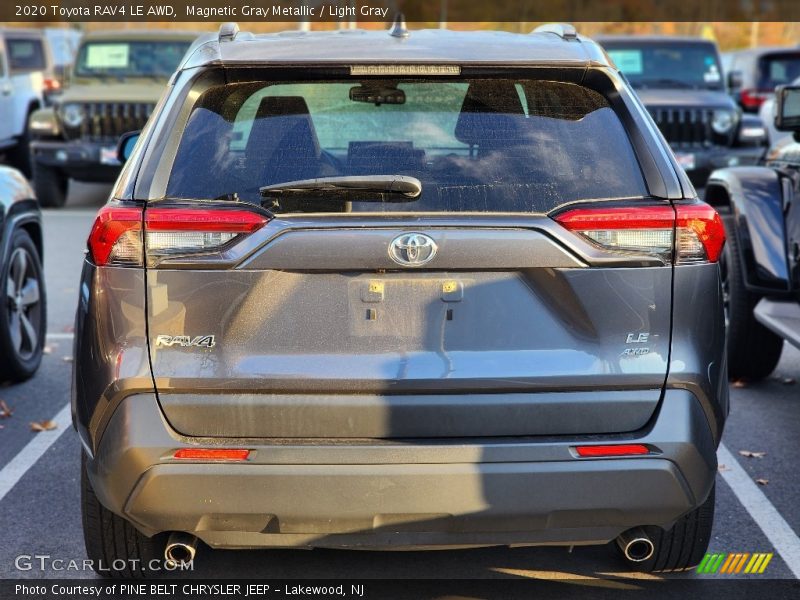 Magnetic Gray Metallic / Light Gray 2020 Toyota RAV4 LE AWD