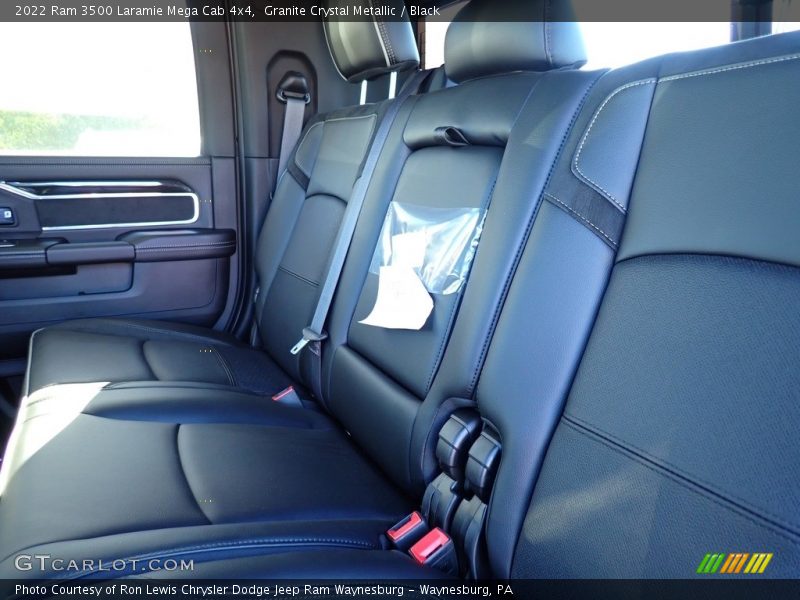Rear Seat of 2022 3500 Laramie Mega Cab 4x4