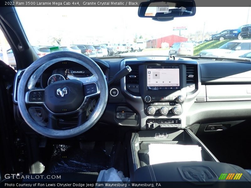 Dashboard of 2022 3500 Laramie Mega Cab 4x4