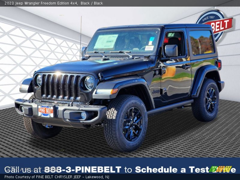 Black / Black 2023 Jeep Wrangler Freedom Edition 4x4