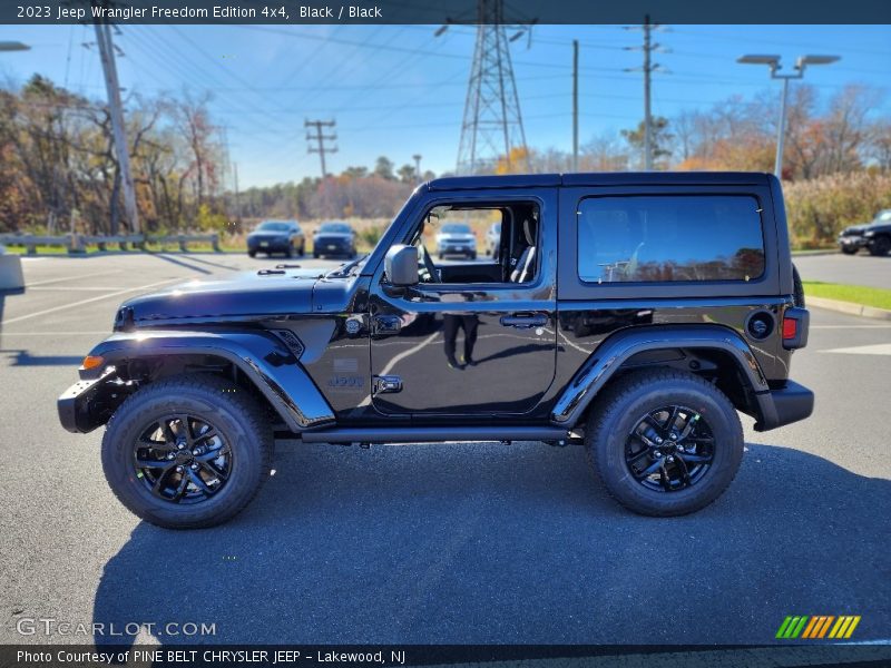 Black / Black 2023 Jeep Wrangler Freedom Edition 4x4