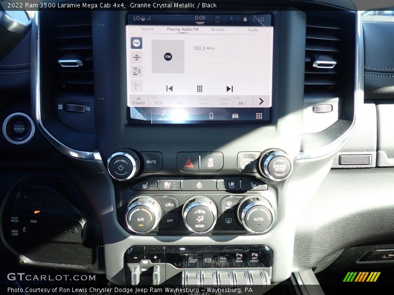 Granite Crystal Metallic / Black 2022 Ram 3500 Laramie Mega Cab 4x4