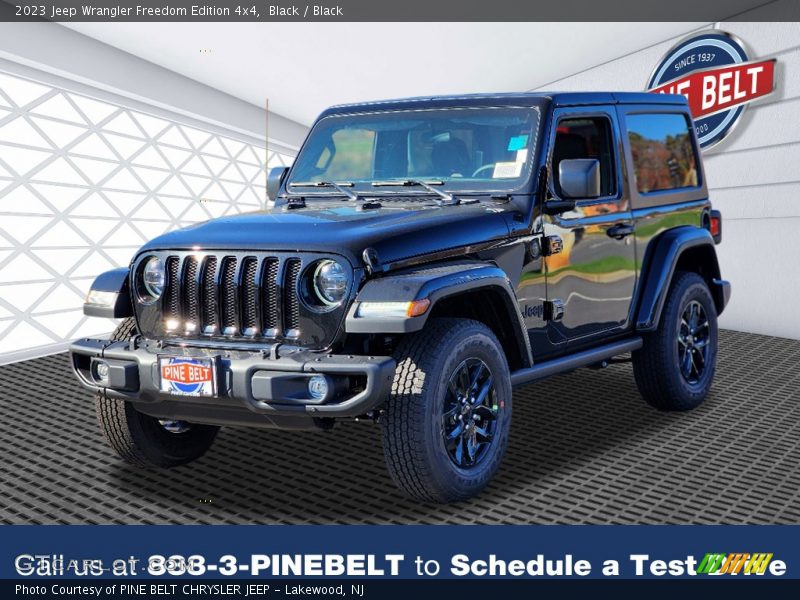 Black / Black 2023 Jeep Wrangler Freedom Edition 4x4