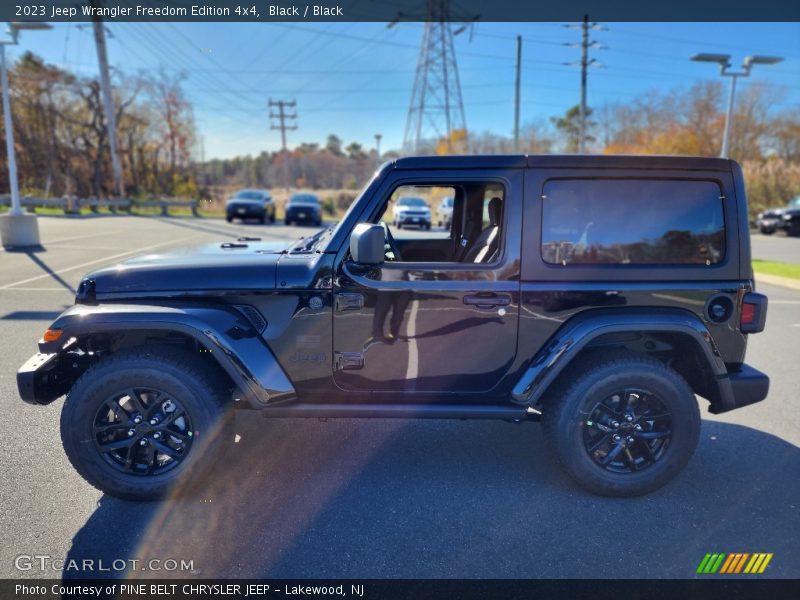 Black / Black 2023 Jeep Wrangler Freedom Edition 4x4