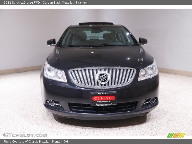 Carbon Black Metallic / Titanium 2012 Buick LaCrosse FWD