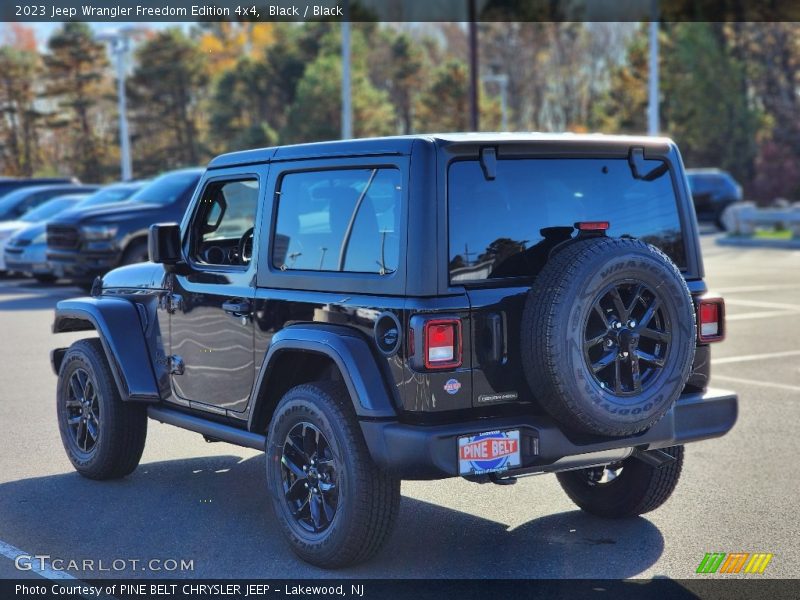 Black / Black 2023 Jeep Wrangler Freedom Edition 4x4