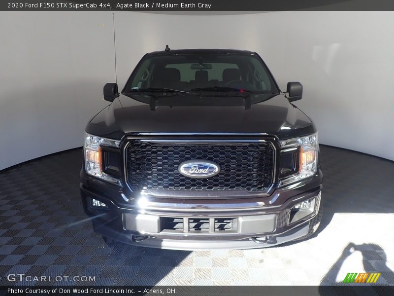 Agate Black / Medium Earth Gray 2020 Ford F150 STX SuperCab 4x4