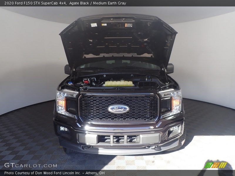 Agate Black / Medium Earth Gray 2020 Ford F150 STX SuperCab 4x4