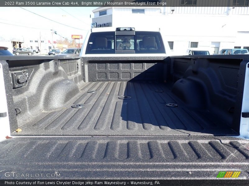 Bright White / Mountain Brown/Light Frost Beige 2022 Ram 3500 Laramie Crew Cab 4x4