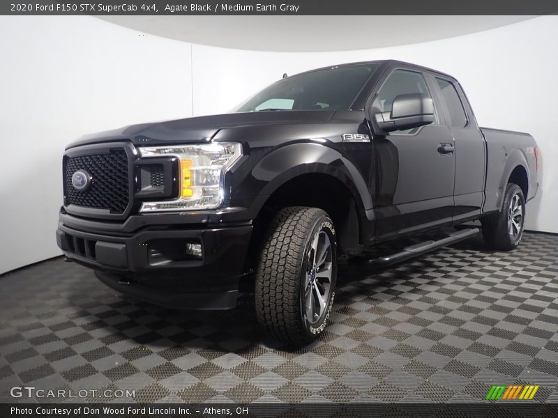 Agate Black / Medium Earth Gray 2020 Ford F150 STX SuperCab 4x4