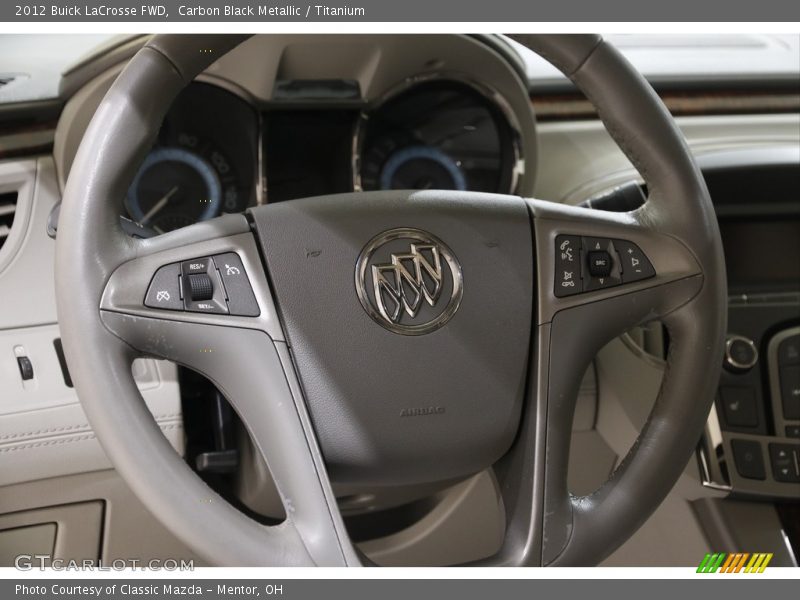 Carbon Black Metallic / Titanium 2012 Buick LaCrosse FWD