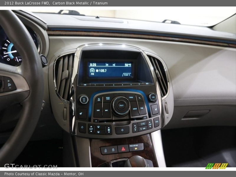Carbon Black Metallic / Titanium 2012 Buick LaCrosse FWD