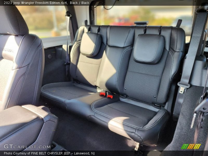Rear Seat of 2023 Wrangler Freedom Edition 4x4