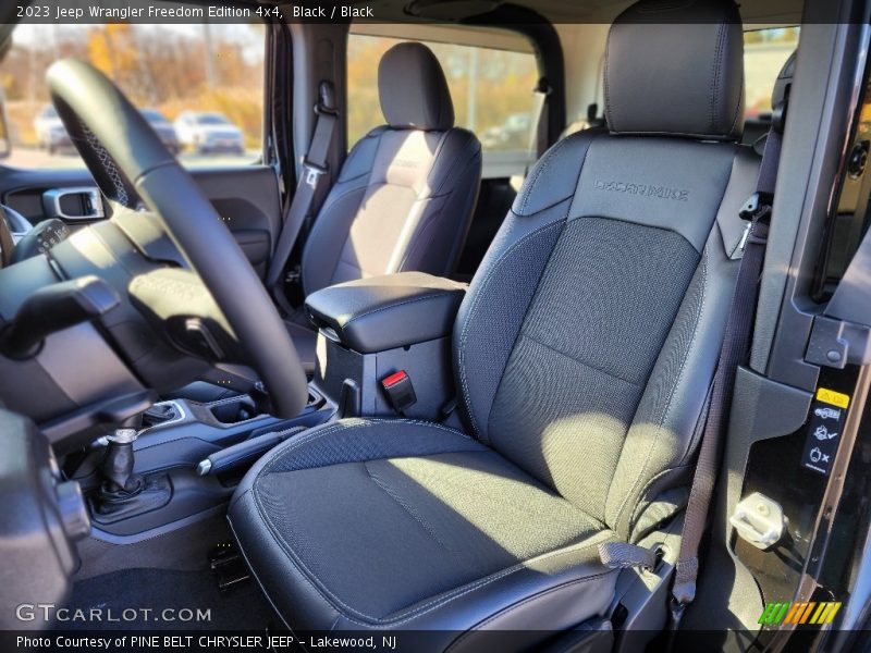Front Seat of 2023 Wrangler Freedom Edition 4x4