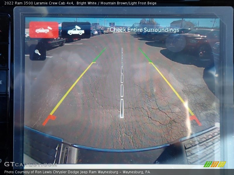Bright White / Mountain Brown/Light Frost Beige 2022 Ram 3500 Laramie Crew Cab 4x4