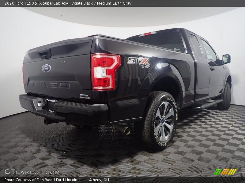 Agate Black / Medium Earth Gray 2020 Ford F150 STX SuperCab 4x4