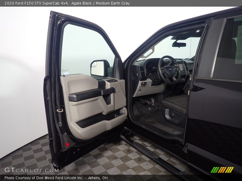 Agate Black / Medium Earth Gray 2020 Ford F150 STX SuperCab 4x4