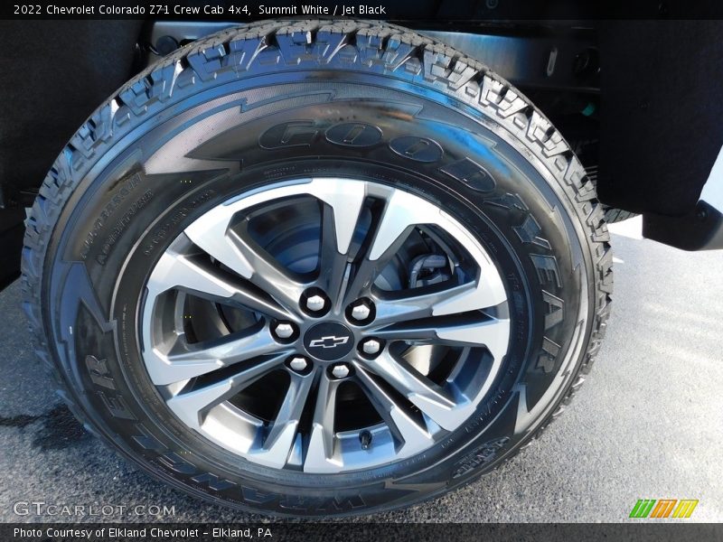 Summit White / Jet Black 2022 Chevrolet Colorado Z71 Crew Cab 4x4