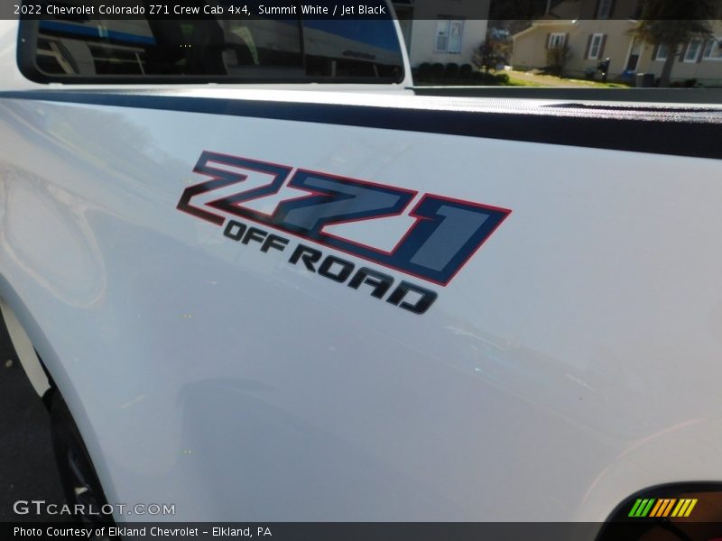 Summit White / Jet Black 2022 Chevrolet Colorado Z71 Crew Cab 4x4