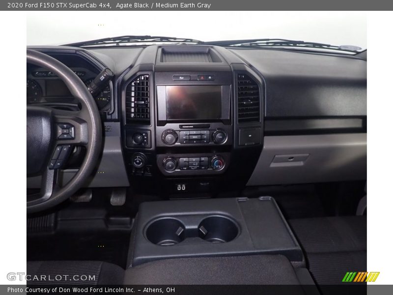 Agate Black / Medium Earth Gray 2020 Ford F150 STX SuperCab 4x4