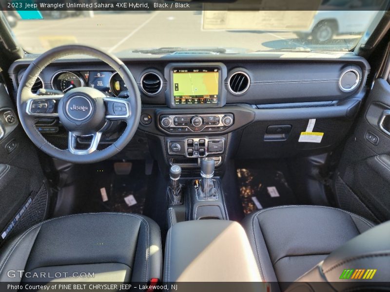  2023 Wrangler Unlimited Sahara 4XE Hybrid Black Interior