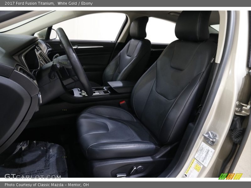 White Gold / Ebony 2017 Ford Fusion Titanium