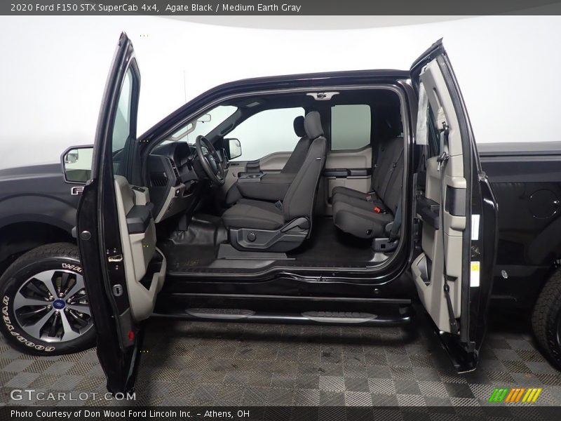 Agate Black / Medium Earth Gray 2020 Ford F150 STX SuperCab 4x4
