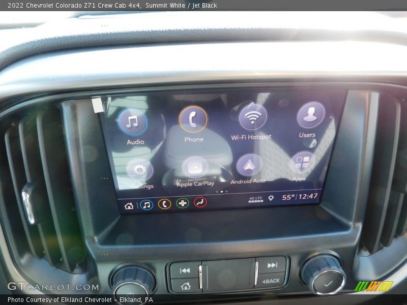 Summit White / Jet Black 2022 Chevrolet Colorado Z71 Crew Cab 4x4