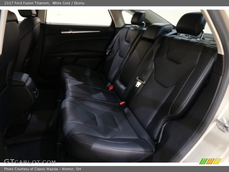 White Gold / Ebony 2017 Ford Fusion Titanium