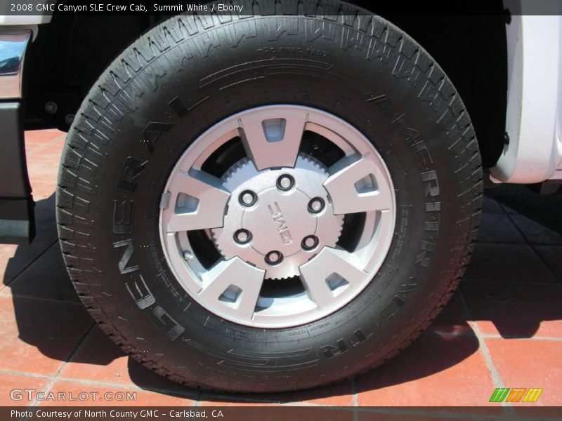 Summit White / Ebony 2008 GMC Canyon SLE Crew Cab