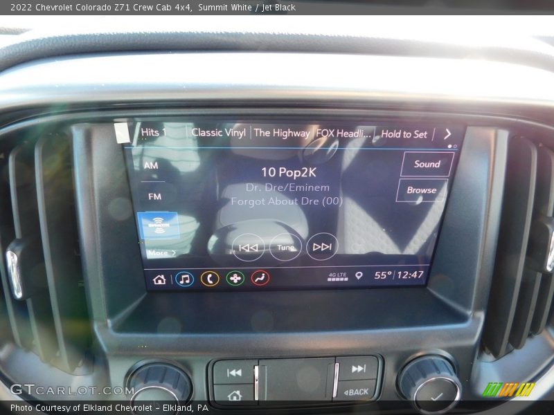 Summit White / Jet Black 2022 Chevrolet Colorado Z71 Crew Cab 4x4