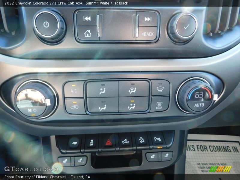 Summit White / Jet Black 2022 Chevrolet Colorado Z71 Crew Cab 4x4