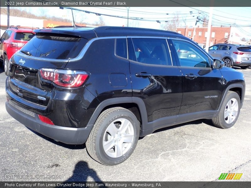 Diamond Black Crystal Pearl / Black 2022 Jeep Compass Latitude