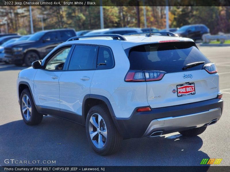 Bright White / Black 2022 Jeep Cherokee Limited 4x4