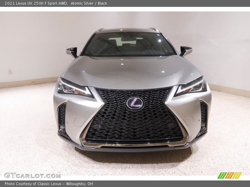 Atomic Silver / Black 2021 Lexus UX 250h F Sport AWD