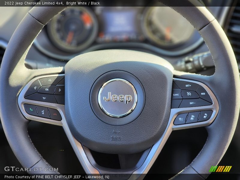 Bright White / Black 2022 Jeep Cherokee Limited 4x4