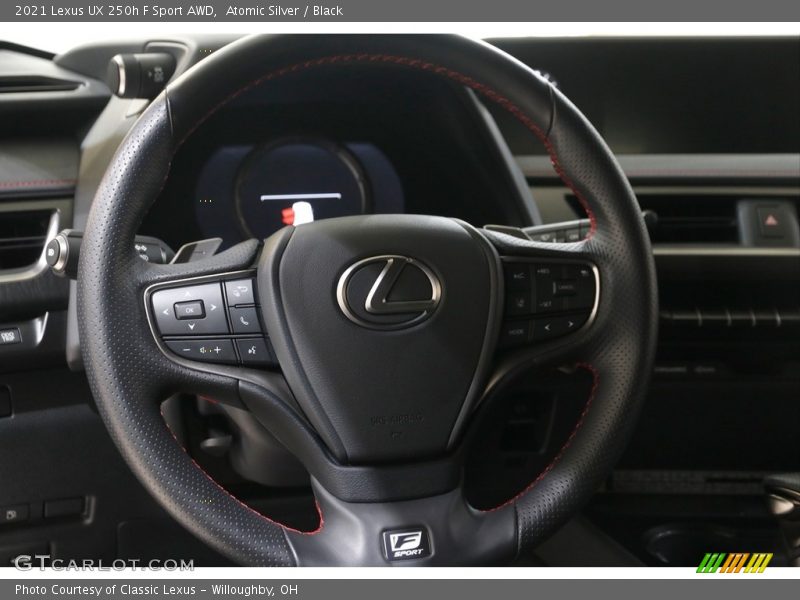 Atomic Silver / Black 2021 Lexus UX 250h F Sport AWD